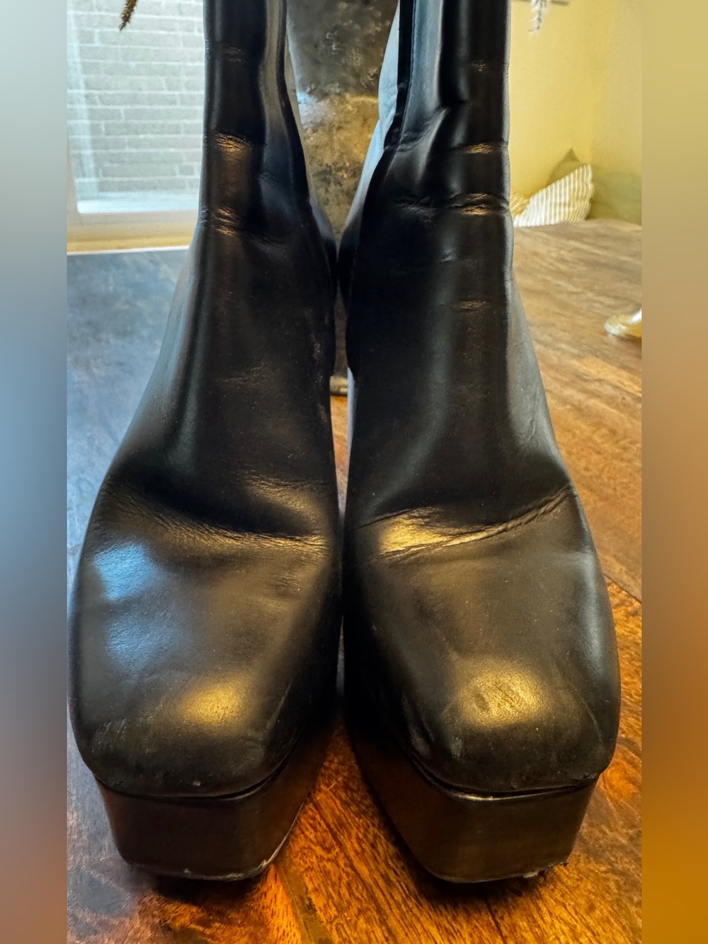 Black Alexander Wang Platform Ankle Boots - Picture 15 of 15